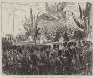 Shoeburyness国家志愿者炮兵协会，伯爵夫人斯宾塞颁发奖项
